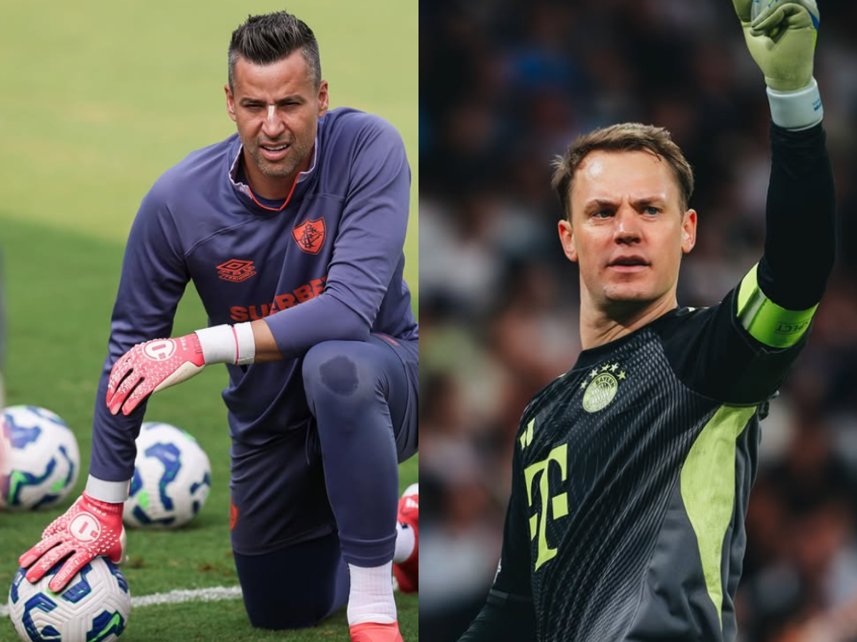 Neuer exalta Fábio, do Fluminense, e elogia longevidade do goleiro: “Preciso tirar o chapéu”
