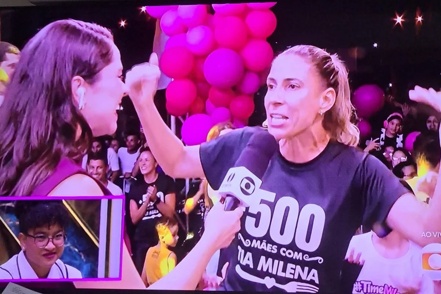 Milena expõe mulher que apareceu em torcida: “Nunca me contratou”