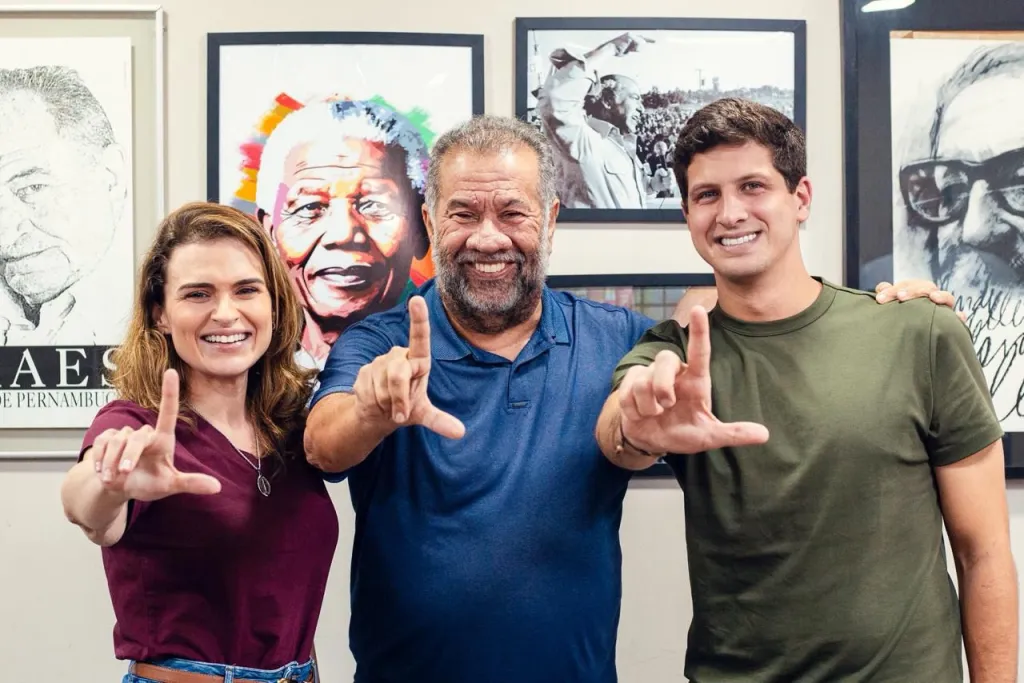 PERNAMBUCO: Marília Arraes tem encontro com Carlos Lupi e João Campos em reunião de articulação política