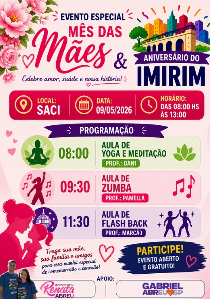 Bairro do Imirim celebra aniversário com grande evento gratuito para toda a família