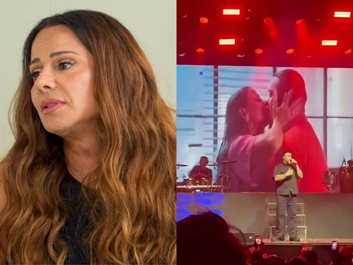 Viviane Araujo revela que pediu à Globo para Belo retirar cena de beijo dos shows