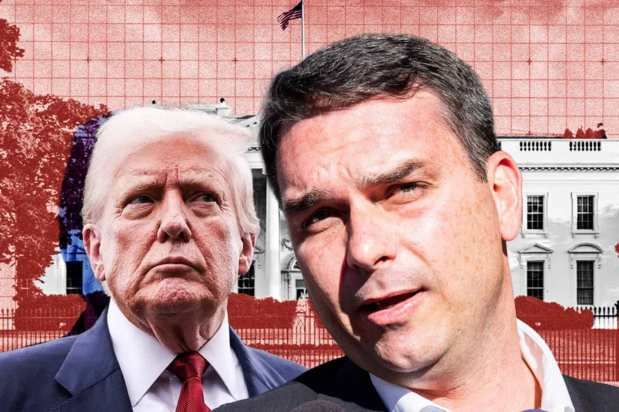 Flávio Bolsonaro terá encontro com Trump na Casa Branca