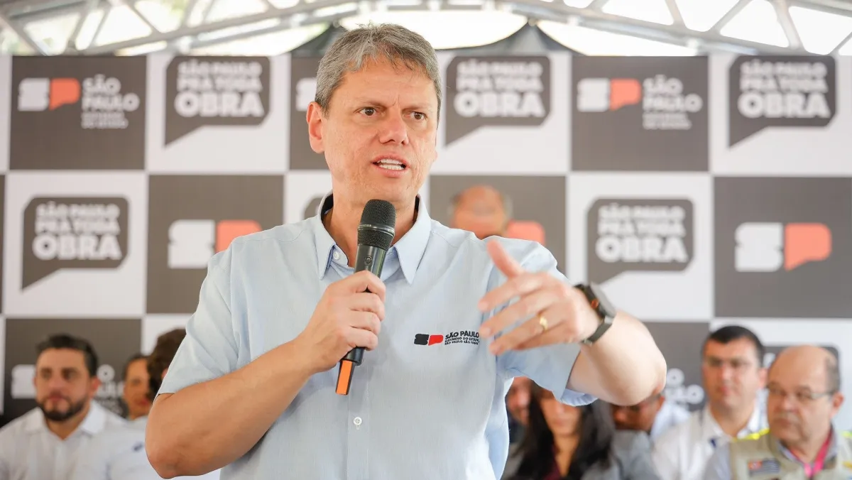 PRD e Solidariedade declaram apoio à reeleição de Tarcísio em São Paulo