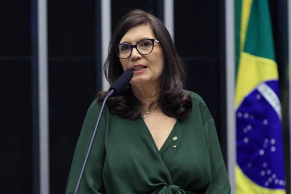 Flávio cita Bia Kicis para vice e pede opinião de apoiadores