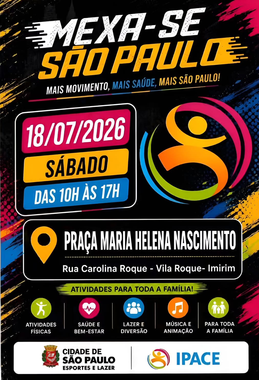 Está chegando a hora do Mexa-se São Paulo!