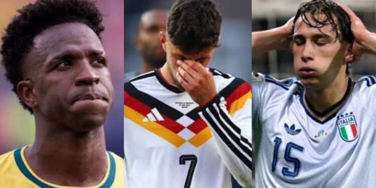 O que explica a crise de Brasil, Alemanha e Itália, maiores campeãs da Copa