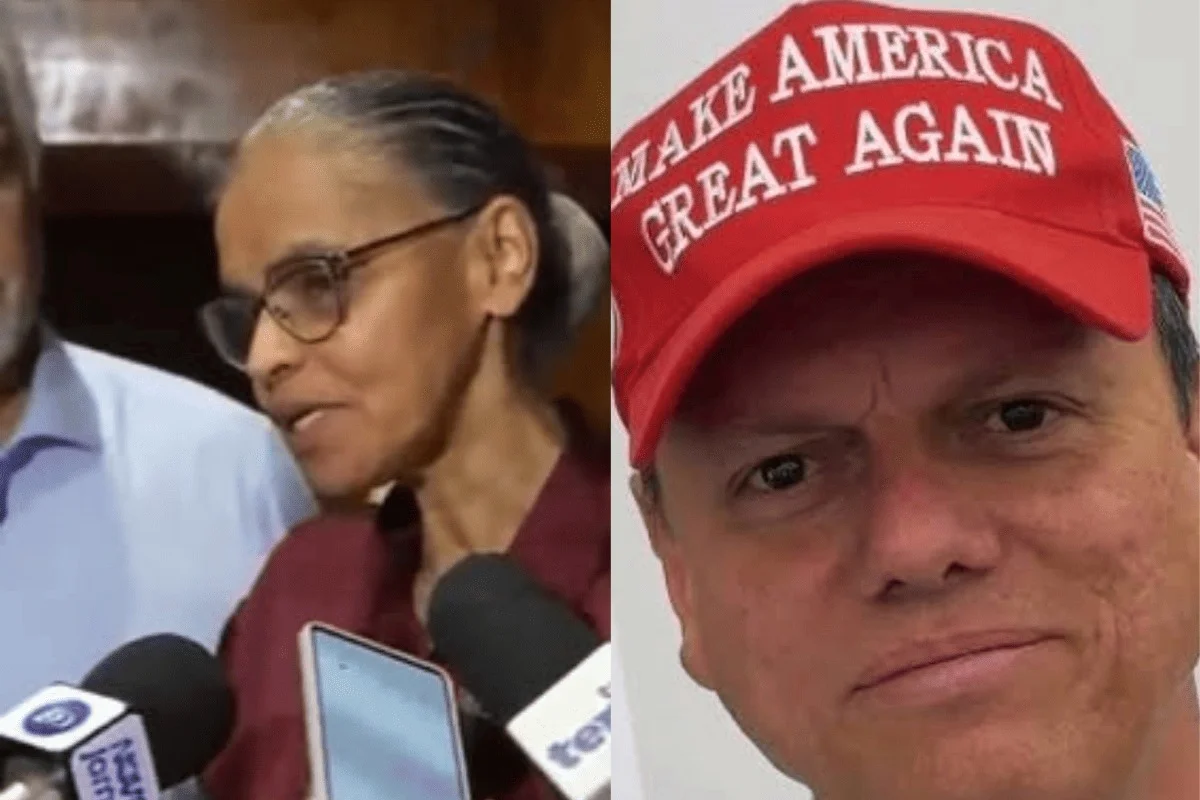 Marina provoca Tarcísio sobre uso de boné de Trump: “Por que botou?”