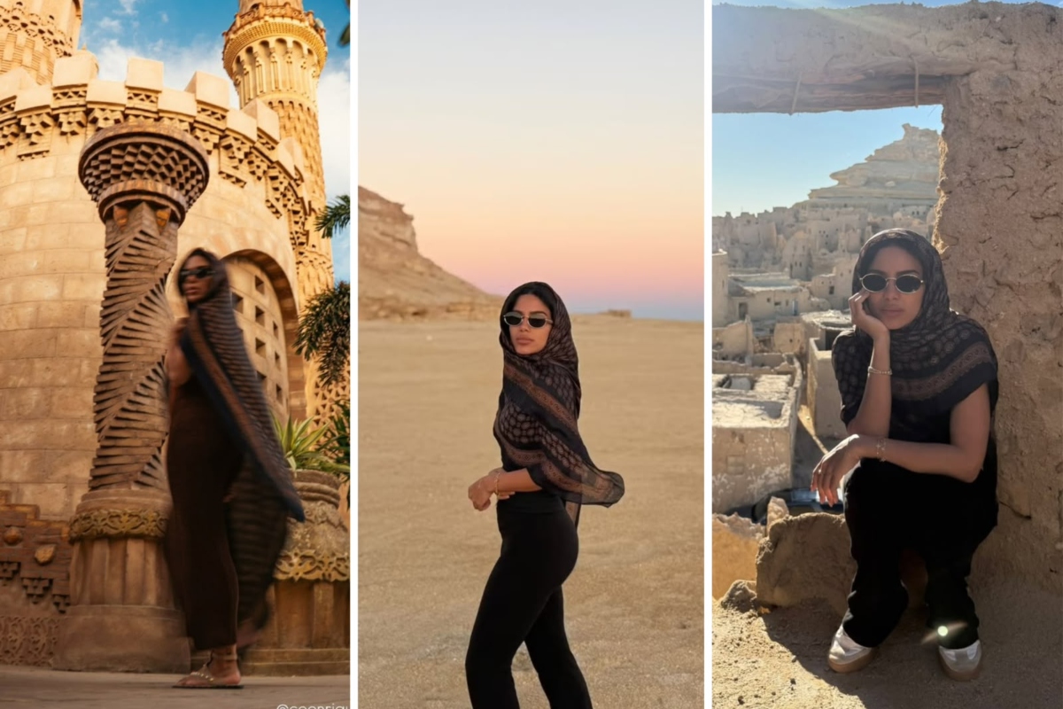 Anitta visita mesquita no Egito e encanta com registros de viagem
