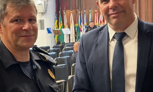 Fábio Faria de Sá participa da aula magna da pós-graduação da Academia da GCM de São Paulo