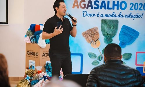 Rodrigo Gambale destaca importância da solidariedade durante lançamento da Campanha do Agasalho 2026