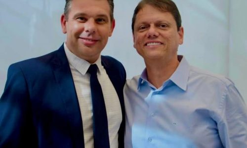 Fábio Faria de Sá reforça parceria com Tarcísio de Freitas para acelerar avanços e melhorar a vida dos paulistas