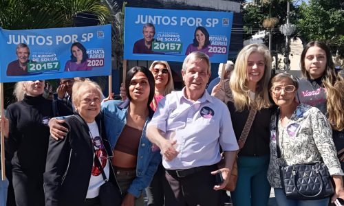 União e compromisso: Claudinho de Souza reforça parceria histórica com Renata Abreu no lançamento da campanha da deputada