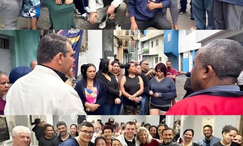 Professor Zé Carlos realiza maratona no final de semana e fortalece Fábio Faria de Sá e Fausto Pinato na Zona Sul
