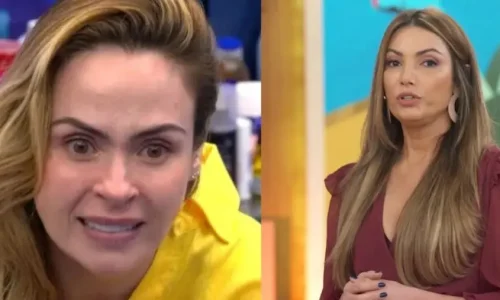 Casal se desentende no Encontro por Ana Paula e repórter é obrigado a intervir ao vivo: “Briga”