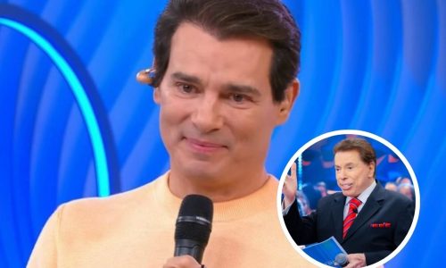 Celso Portiolli chora ao expor último áudio de Silvio Santos nos seus 30 anos de SBT