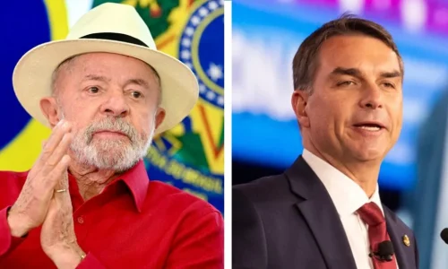 Lula tem 45% contra 36% de Flávio Bolsonaro no 1º Turno, diz pesquisa AtlasIntel/Bloomberg