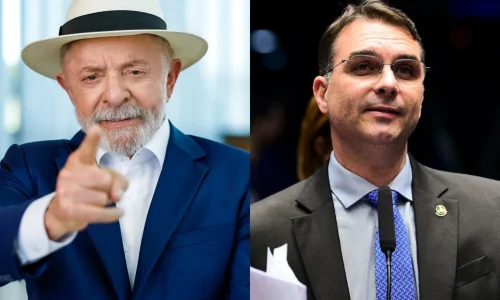 Real Time: Flávio Bolsonaro tem 46% e Lula marca 45% no 2º turno