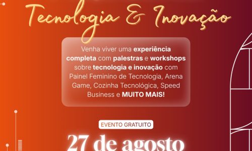 Santo Amaro recebe evento gratuito de tecnologia e inovação nesta quinta-feira (27)