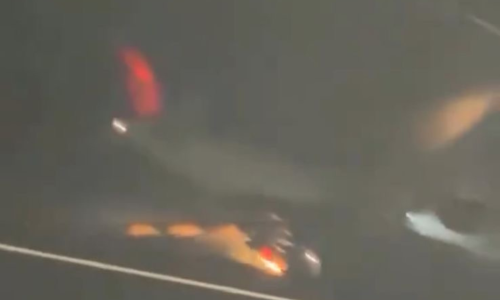 Companhia aérea se pronuncia após explosão em motor de avião durante decolagem