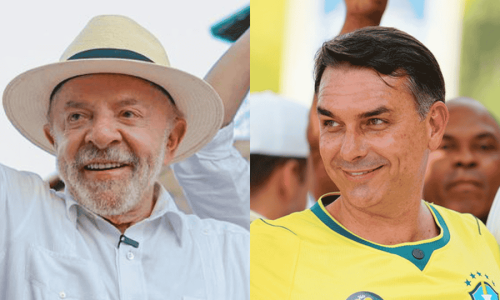 Pesquisa nacional mostra Lula estável, Flávio em alta e empate no 2º turno