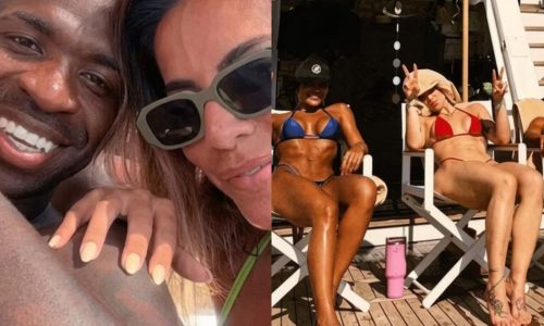 Juntos! Amiga de Vini Jr. entrega presença de Virginia em festa na Itália