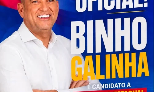 Preso e condenado a 36 anos, Binho Galinha registra candidatura no TSE