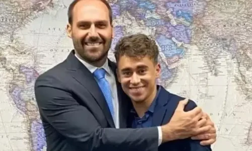 Eduardo Bolsonaro diz que não pode ‘aceitar ser humilhado’ por Nikolas Ferreira