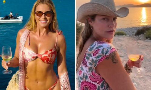 Lívia Andrade vive perrengue em paraíso dos sonhos de Piovani
