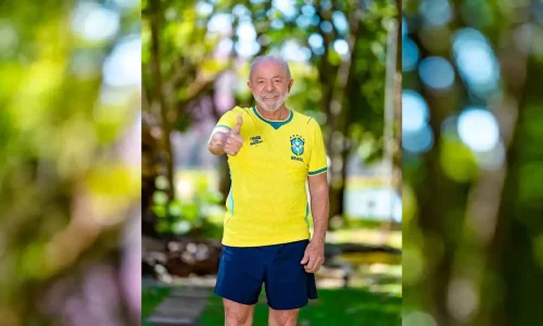 Lula veste amarelinha e leva soberania para 2026