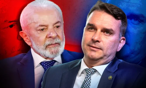Tarifa de Trump: Lula e Flávio travam guerra por narrativa eleitoral