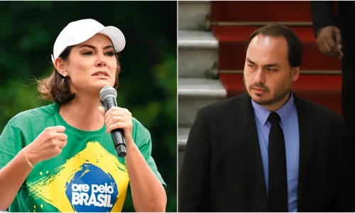 Os papéis que Michelle e Carlos devem assumir no PL com a prisão domiciliar de Bolsonaro