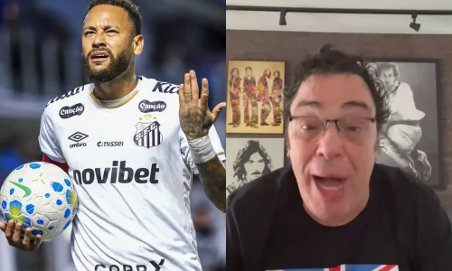 Neymar ataca Casagrande após críticas: “Respirou o ar errado”
