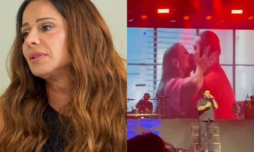 Viviane Araujo revela que pediu à Globo para Belo retirar cena de beijo dos shows