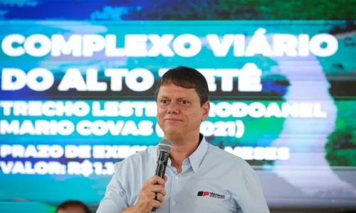Tarcísio pede empréstimo de R$ 1 bilhão para alça e free flow no Rodoanel