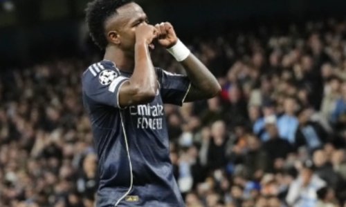 Vini Jr. cita episódio com torcida do City ao justificar comemoração na Champions