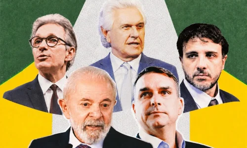 Quaest: Lula tem 38% no 1º turno; Flávio, 31%; Caiado, 4%; Renan, 4%; Zema, 2%